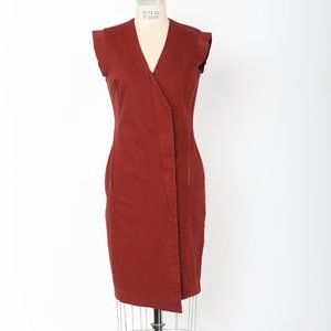 Double Agent Dress in Oxblood